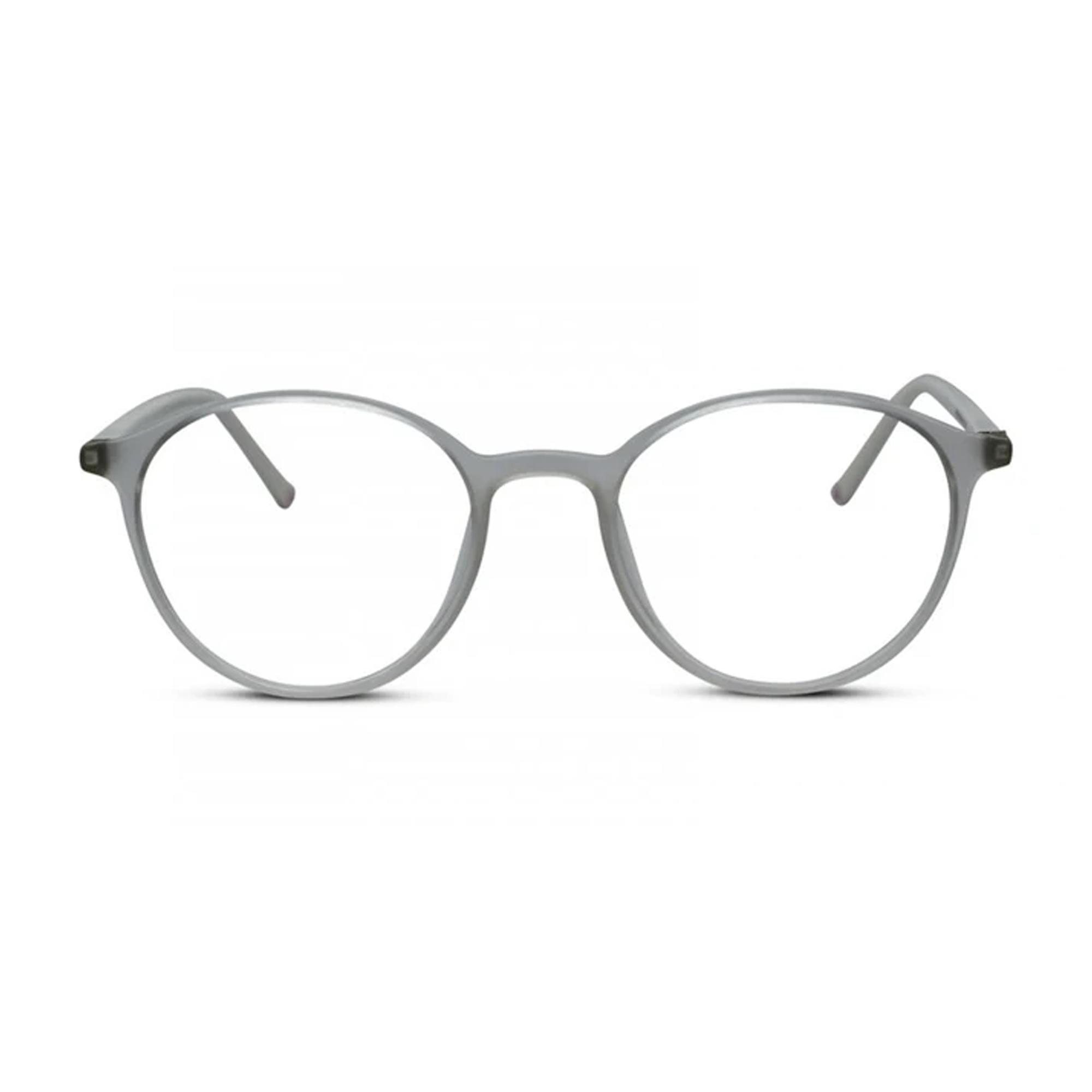 VINTAGE  Ultra Light Matt White Round Eyeglasses
