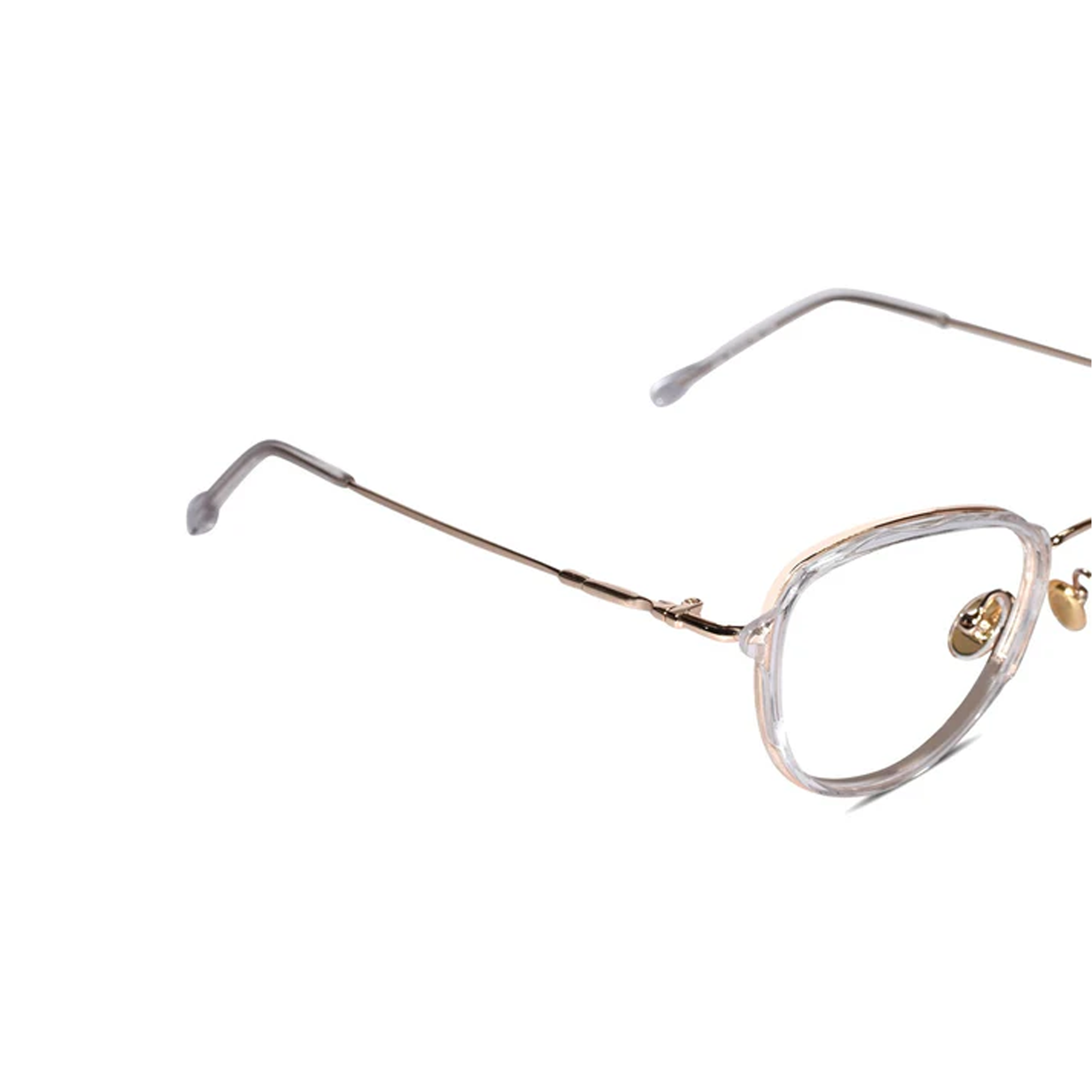 Transparent Golden  Cat eye Eyeglasses For Women