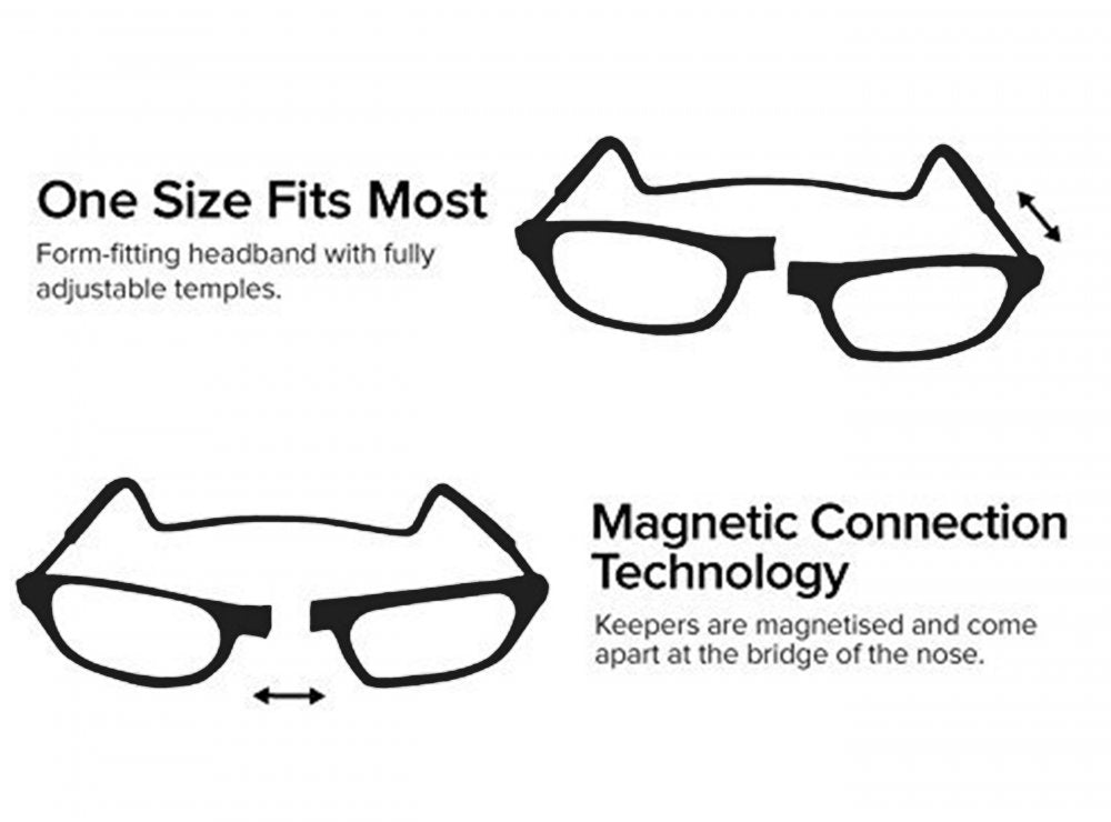Neckband Magnetic Foldable Reading Glasses For Men & Women