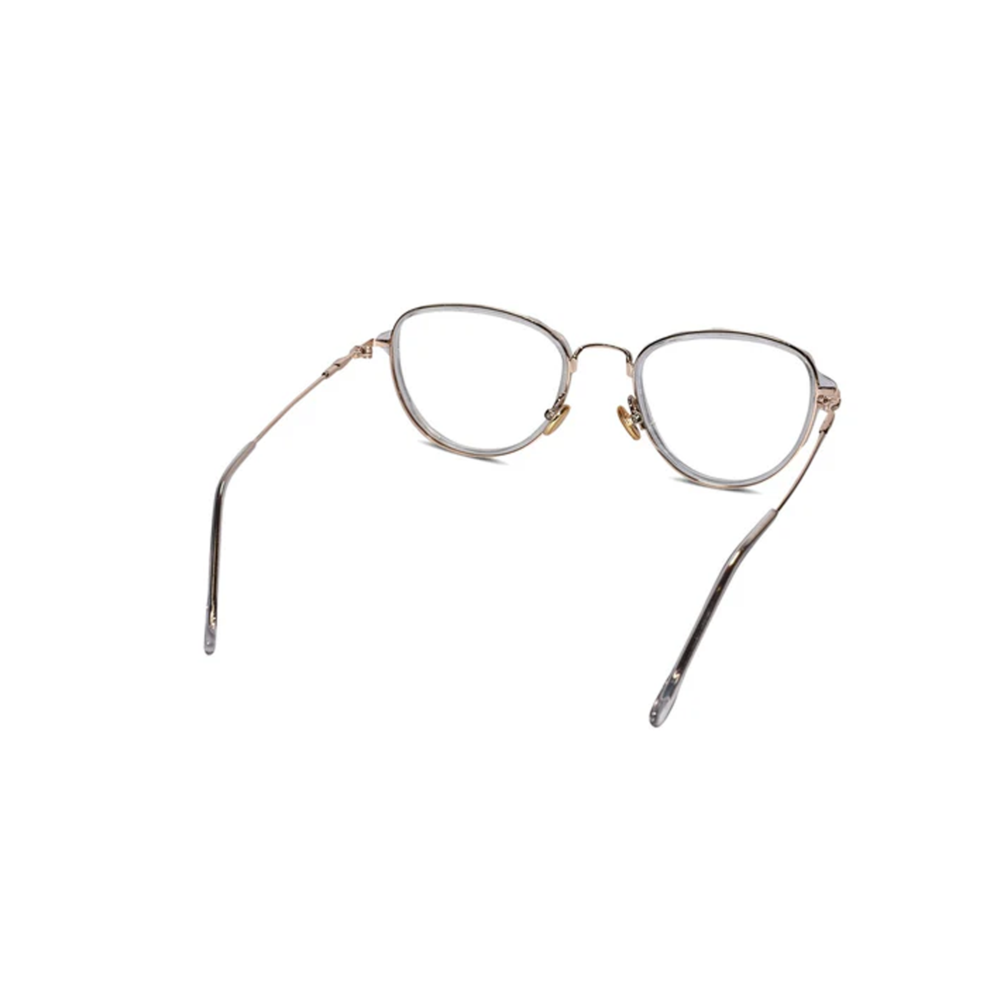 Transparent Golden  Cat eye Eyeglasses For Women