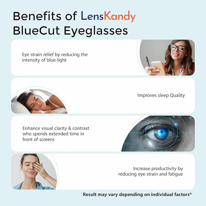 Black-Red Aviator Eyeglasses For Men & Women