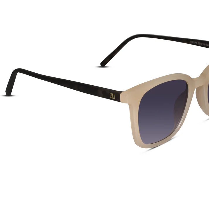 Matt White Wayfarer Sunglasses For Men & Women