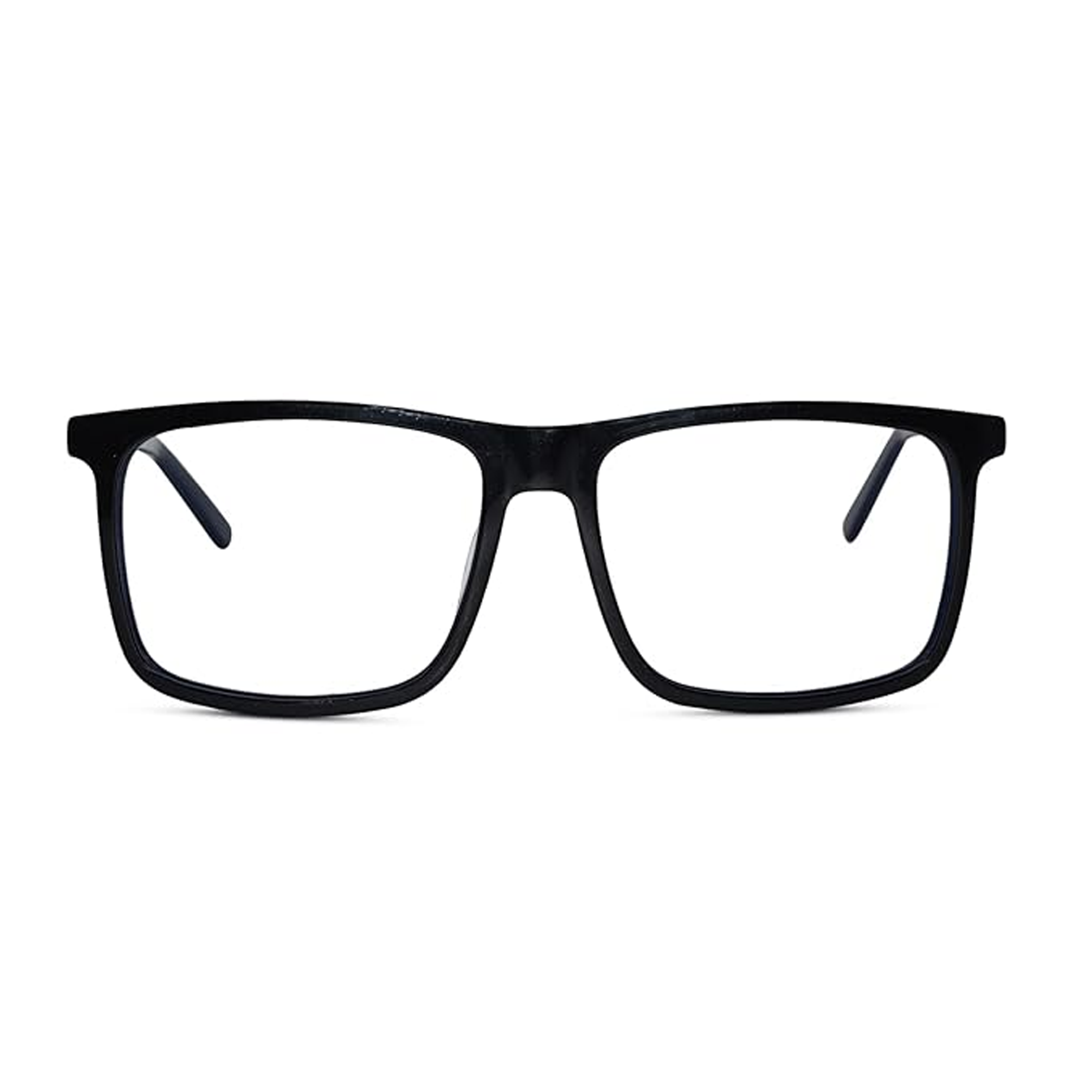 Black Rectangular Customized Reading Glasses  For Men & Women