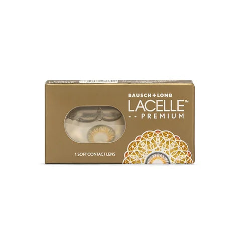 Bausch Lomb Lacelle Pemium GRAY Color Contact Lens 1 Lens Box