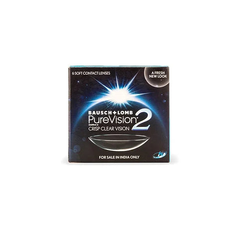 Bausch Lomb PureVision2 HD contact lenses 6 Lens per Box