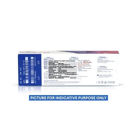 Freshlook FLCC OneDay ALLURE BLUE Color Contact Lens 10 Lens Box
