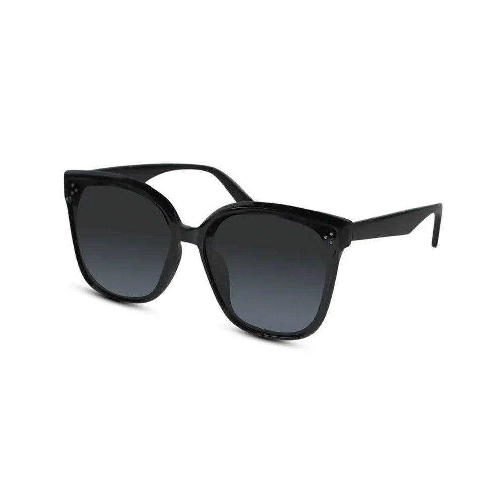 Oversize Black Cat eye Sunglasses For Women