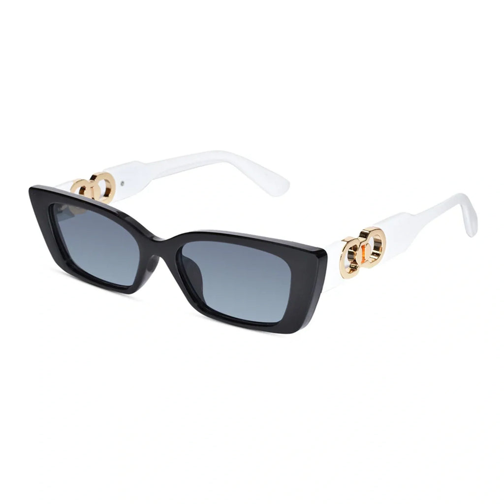 White Designer Cat Eye Sunglasses For Women