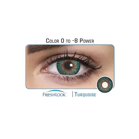 Freshlook Colorblends Turquoise Color Lenses 2 Lens per Box