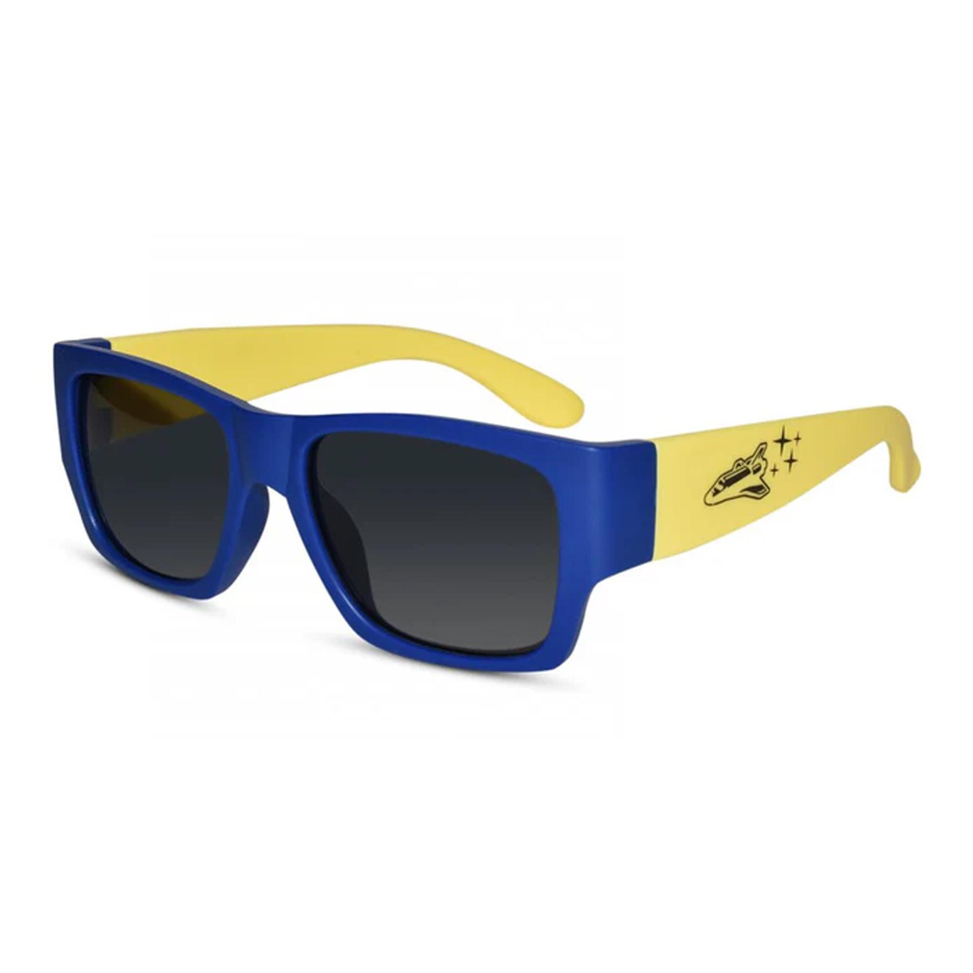 Smart Rectangle Blue Kids Sunglasses
