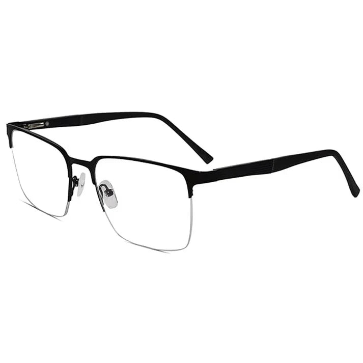 Black Rimless Computer Glasses & Eyeglasses For Men & Women