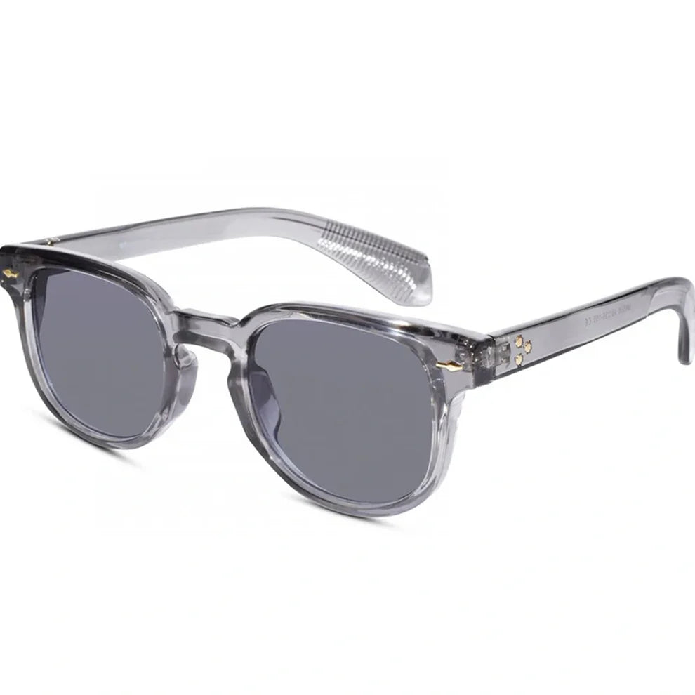 Grey Bold Rectangular Sunglasses For Men & Women