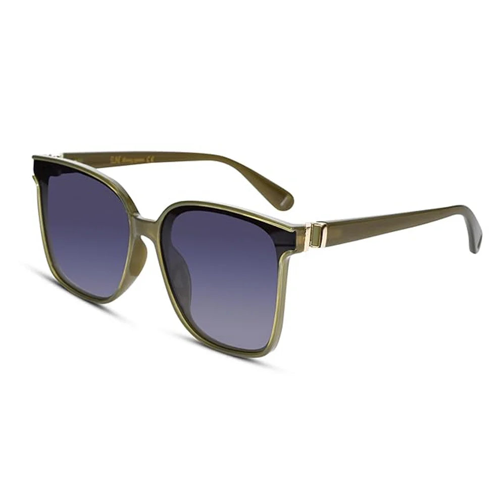 Luxury Green Square sunglasses For Women