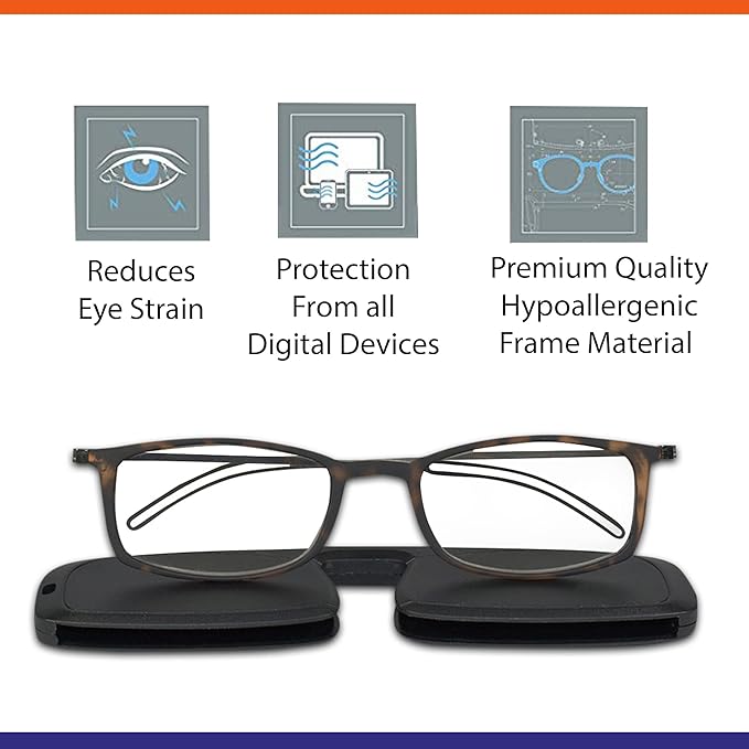 Antiglare Rectangular Rimless  Men & Women