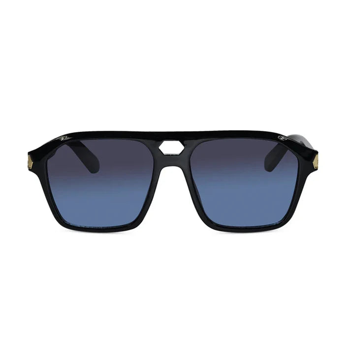 Stylish Black Marshall Rectangular Black Sunglasses