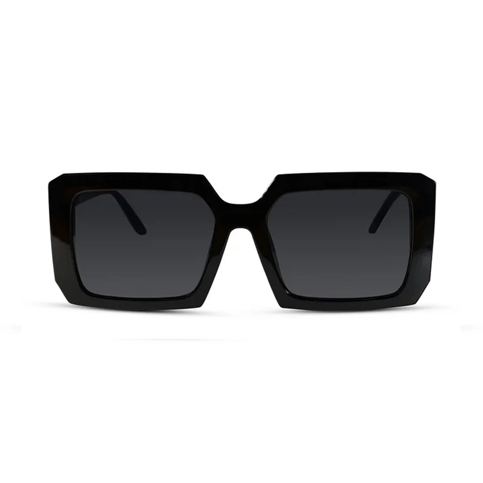 Designer Black Square Sunglasses