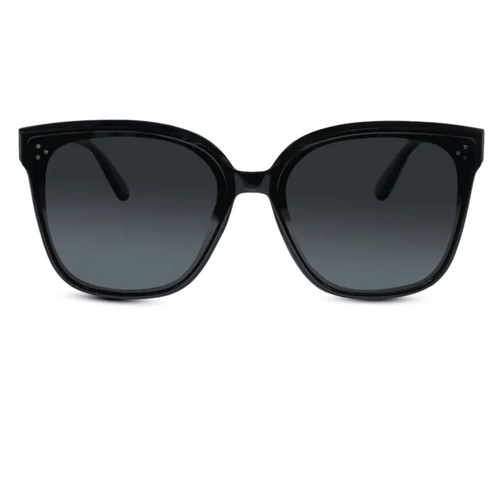 Oversize Black Cat eye Sunglasses For Women