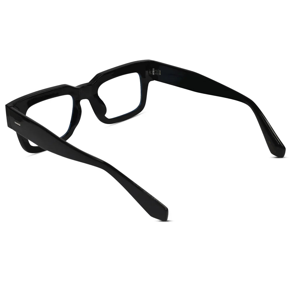 Bold Grey Wayfarer Eyeglasses For Men & Women