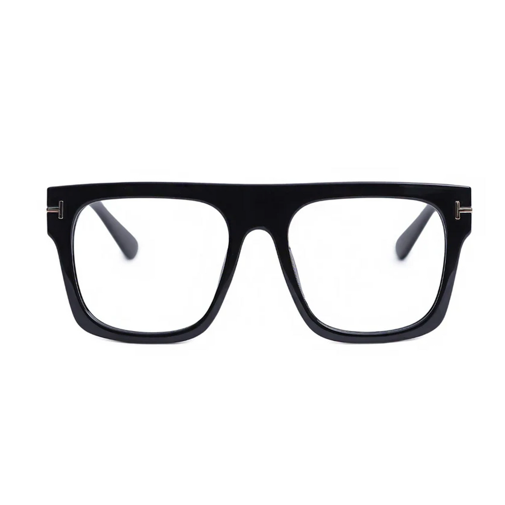 Bold Designer Wayfarer Black Full Rim Eyeglasses