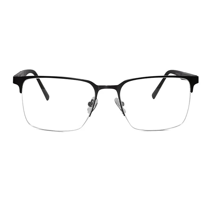 Black Rimless Computer Glasses & Eyeglasses For Men & Women