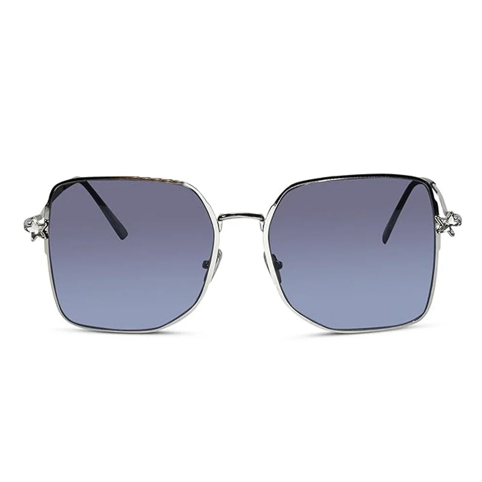 STAR Metal Sleek Oversize Square Sunglasses