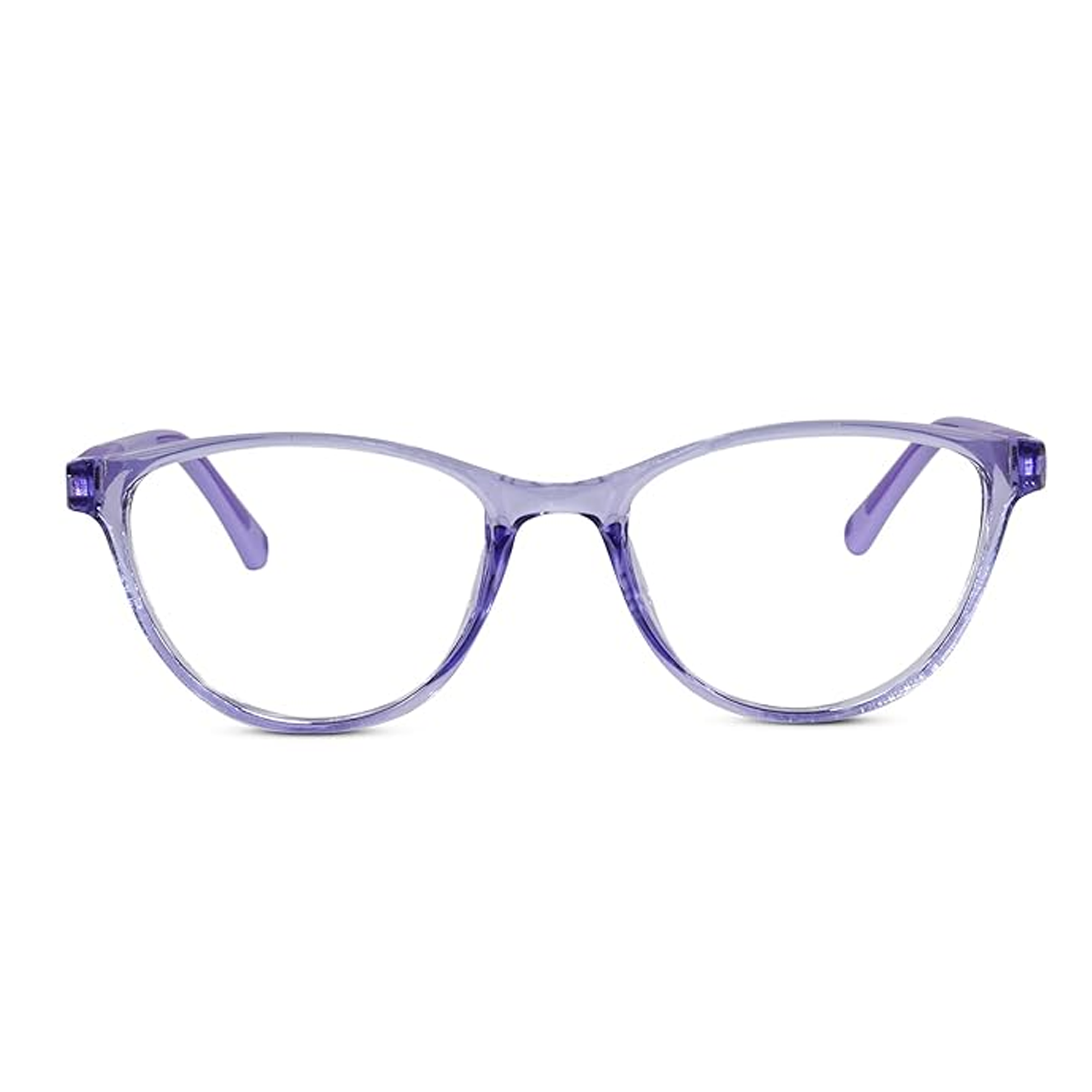 Round Purple Eyeglasses For Girls