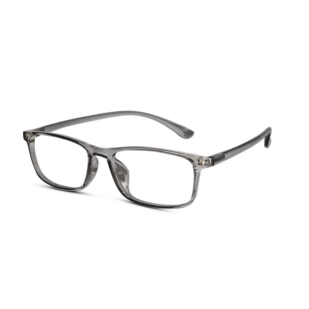 Charcoal Grey Full Rim Rectangular Reading Glasses