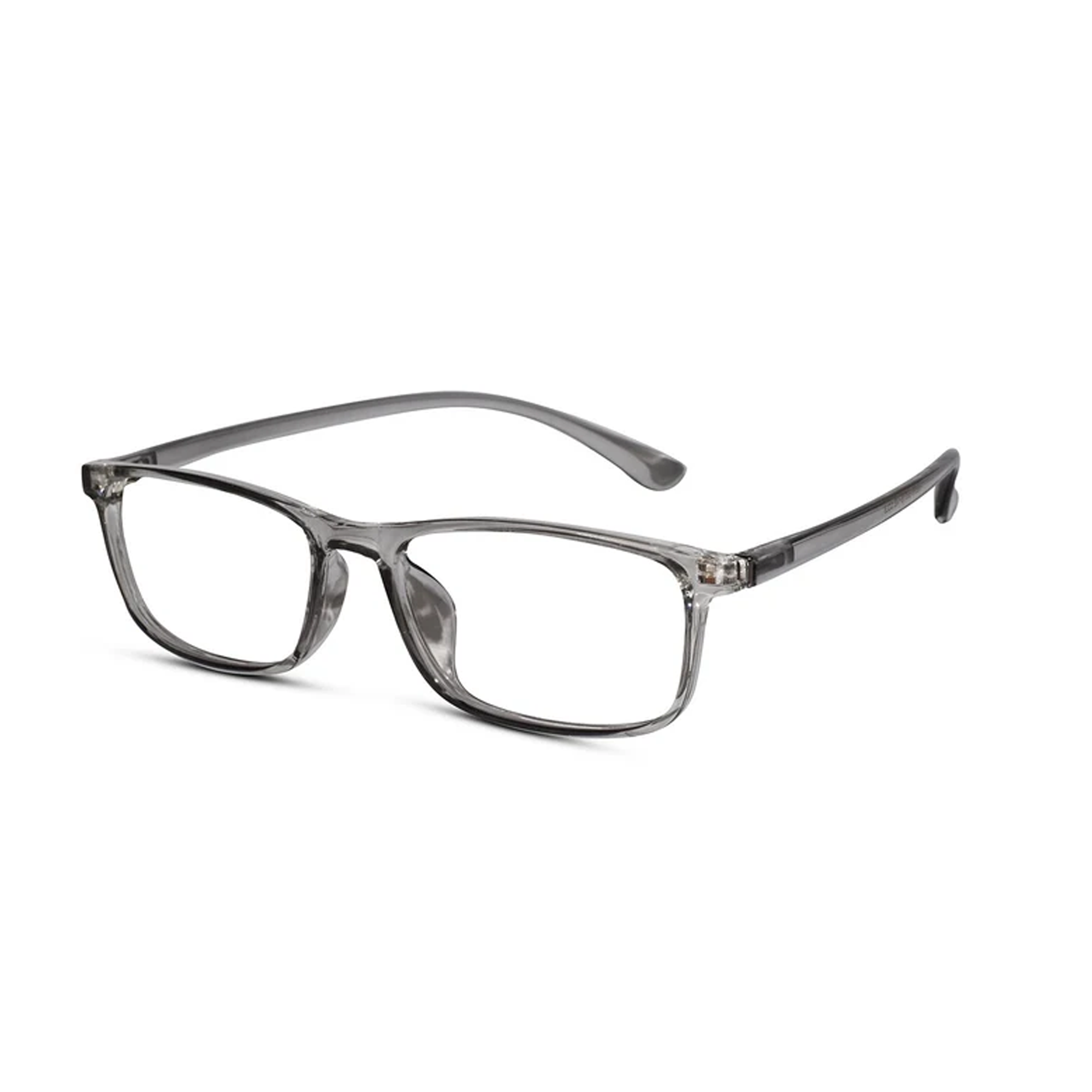 Charcoal Grey Full Rim Rectangular Reading Glasses