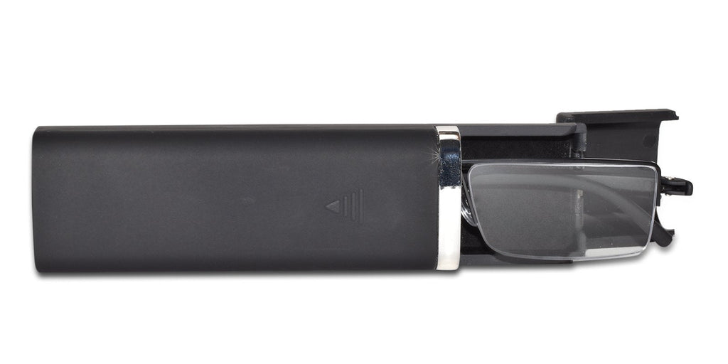 Readers Matte Black Half Rim Rectangle