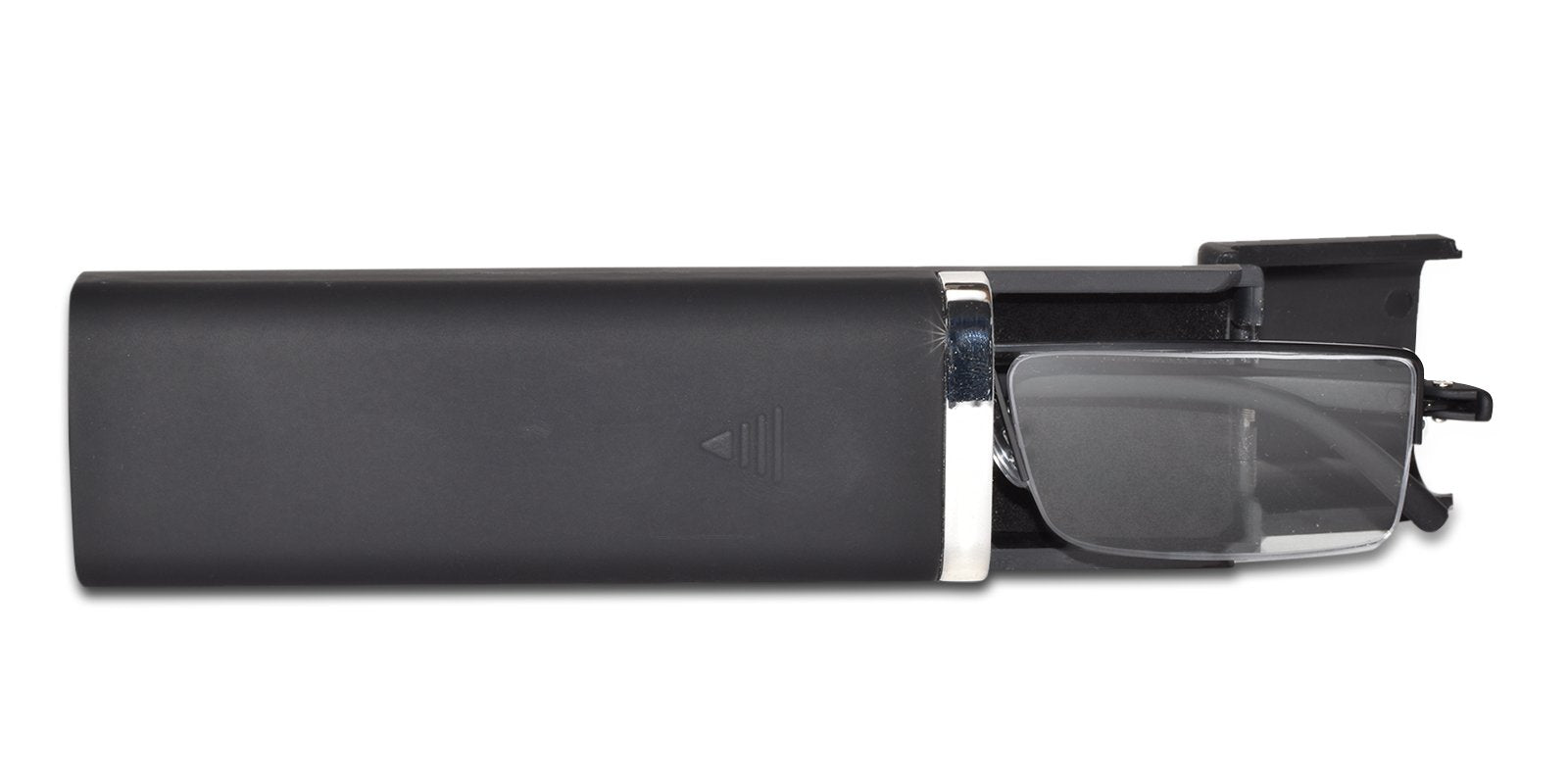 Readers Matte Black Half Rim Rectangle