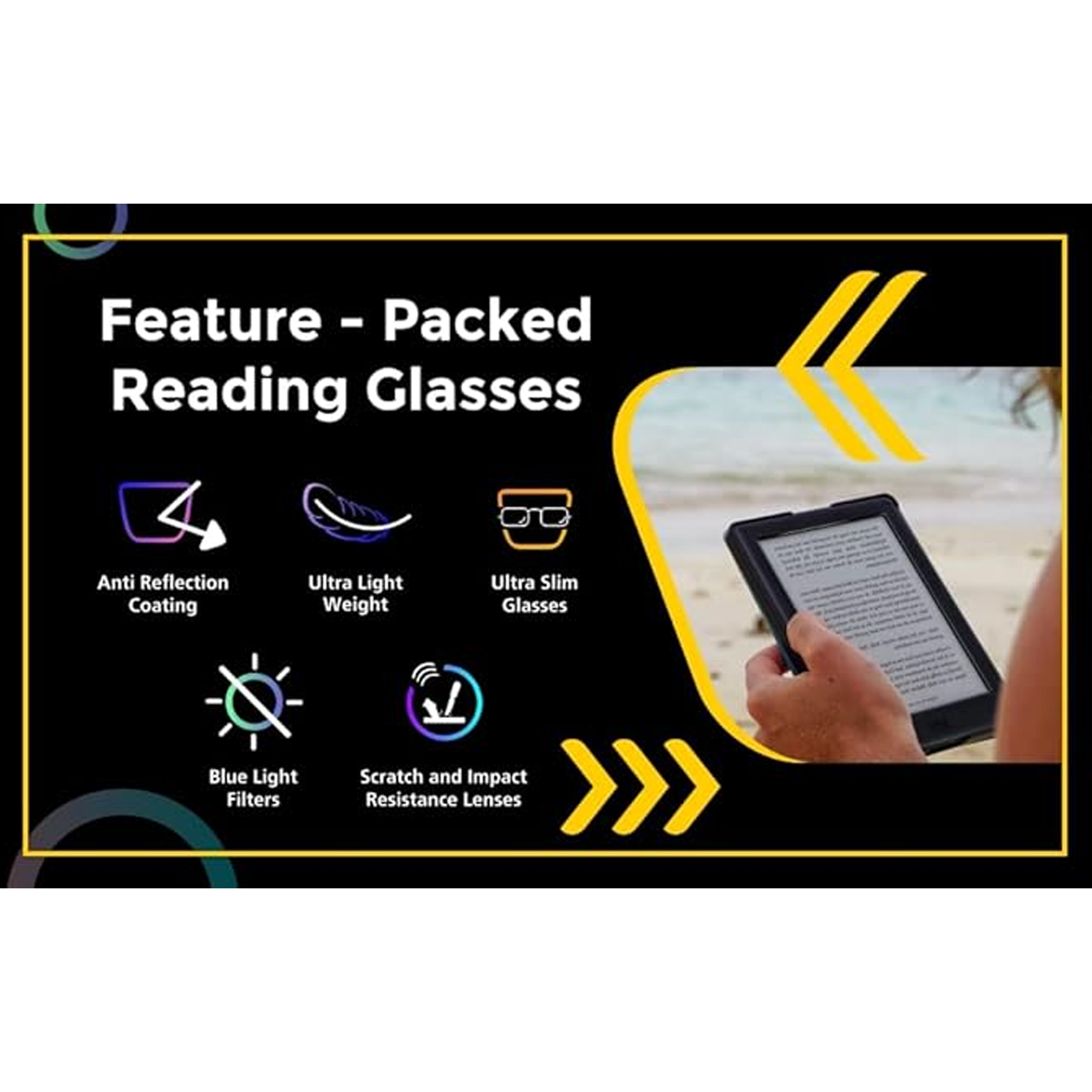 Cateye Shape Reading Glasses for Women | Scratch Reistant Antiglare & Blue Cut Lenses | Accurate Power | Available Power 1.00 1.25 1.50 1.75 2.00 2.25 2.50 2.75 3.00