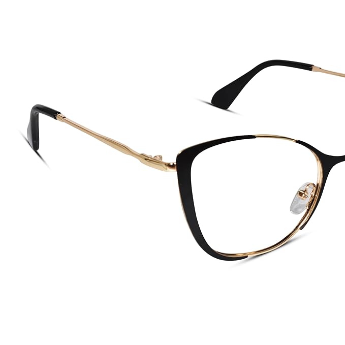 Gold Red Cat eye Eyeglasses & Computer Glasses For Women