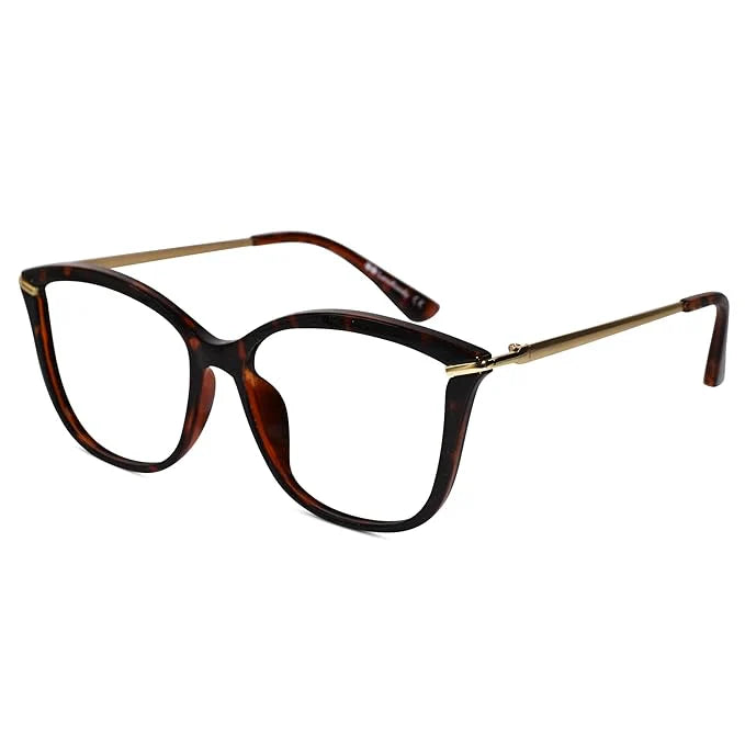 Animal Print Cateye  Power Eyeglasses & Computer Glasses For Women