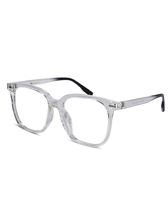 Blue Cut Photochromic Lens with Anti Glare and  Square Rectangular Men