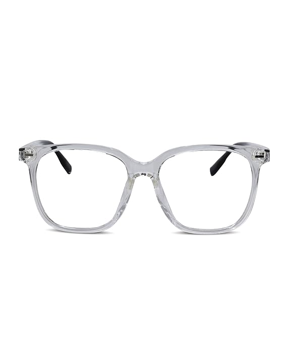 Blue Cut Photochromic Lens with Anti Glare and  Square Rectangular Men