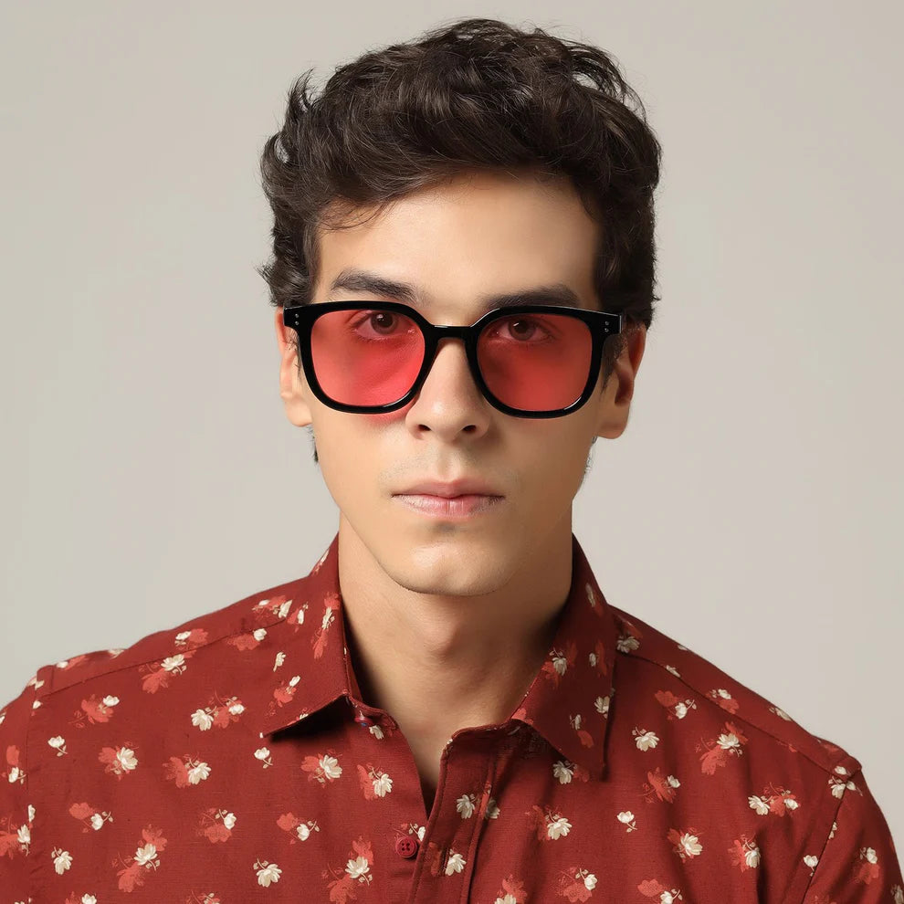 Vintage Pink Tint Wayfarer Sunglasses