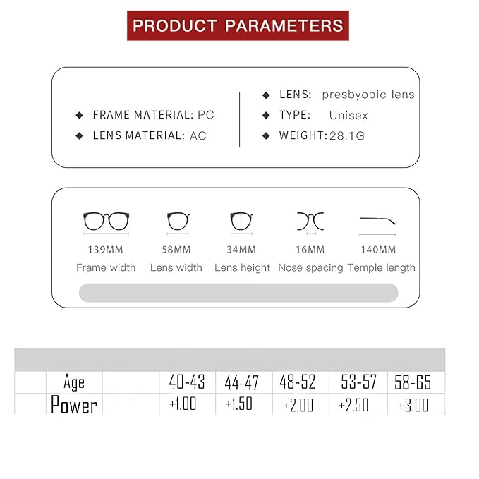 Flip-up Design Black Full Rim Reading Glasses
