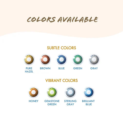 Air Optix Colors Power Contact Lens Green 2 Lens Box