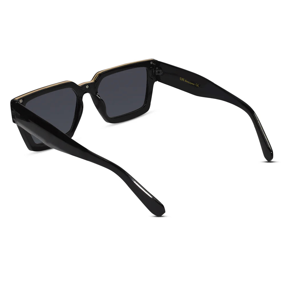 Black Bold Rectangular Sunglasses Men & Women