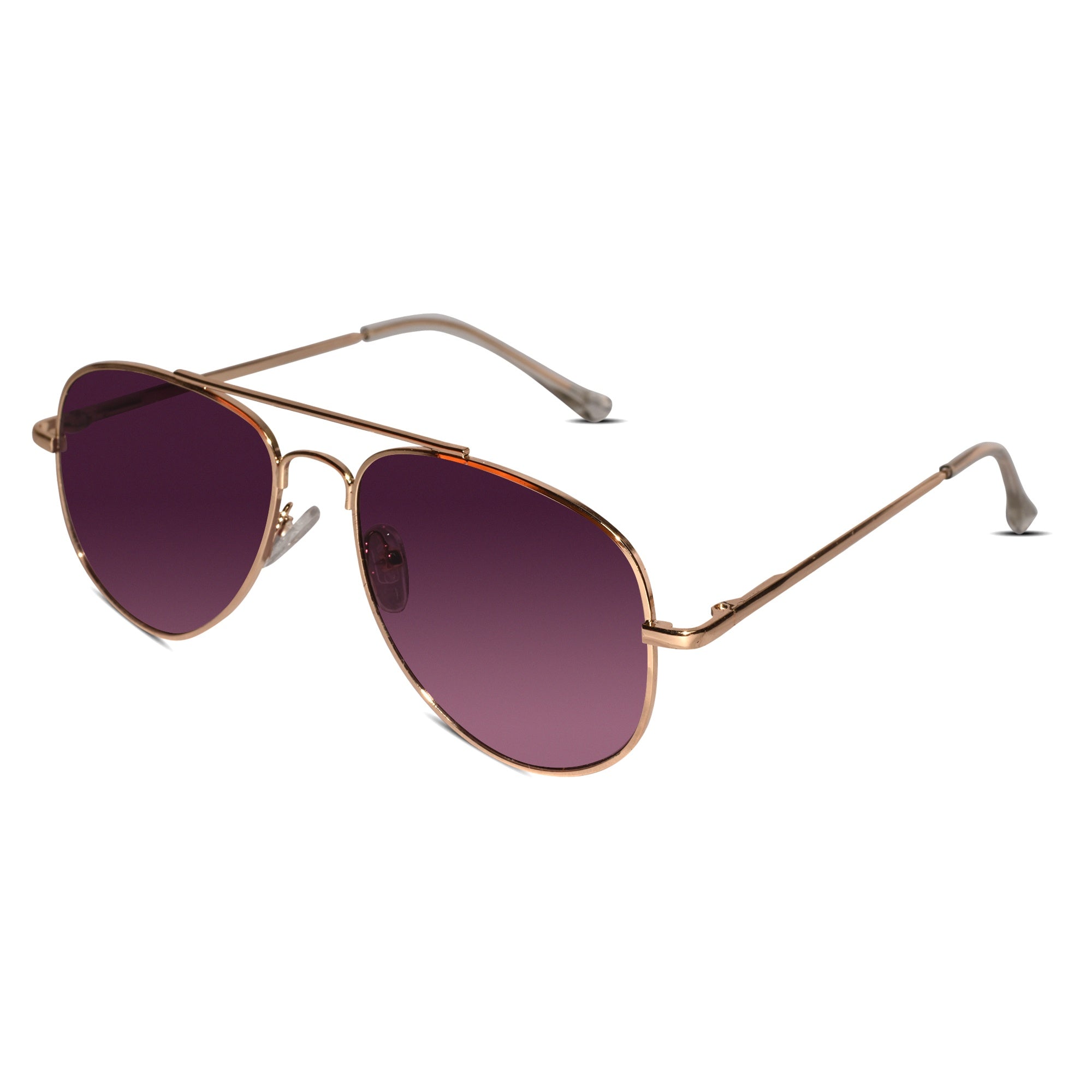 Gold Square Sunglasses For Kids