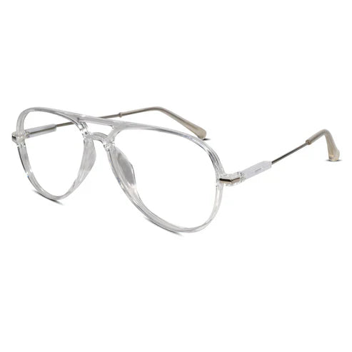 Transparent Aviator Power Eyeglasses For Men & Women