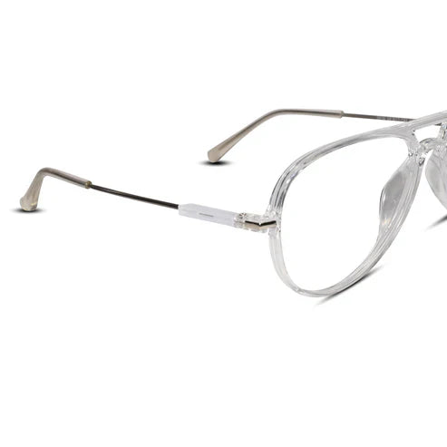Transparent Aviator Power Eyeglasses For Men & Women