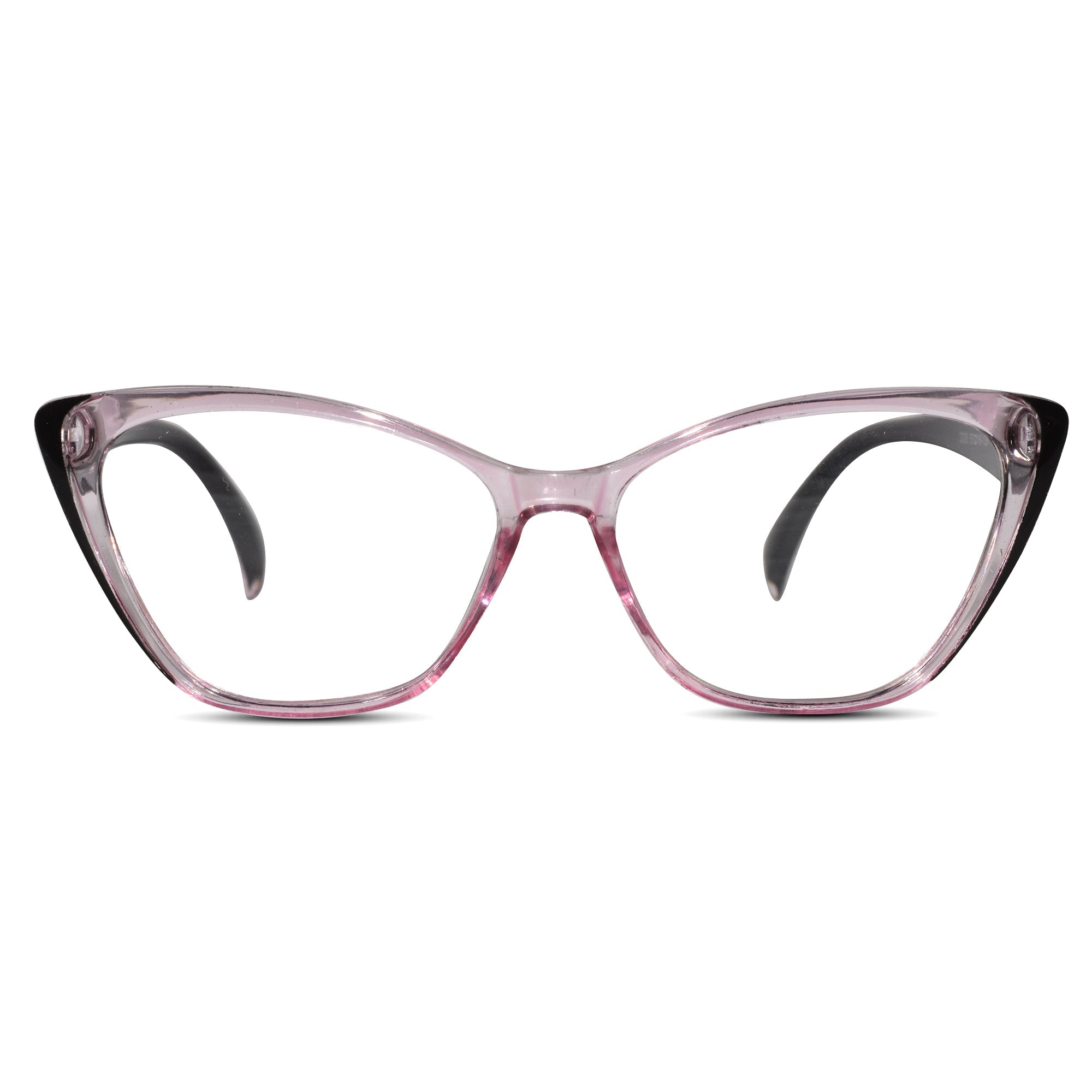 Crystal Pink Cat Eye Reading Glasses For Women