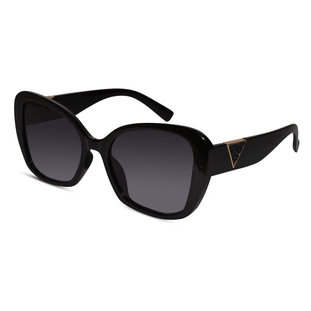 Black Oversize Wayfarer Sunglass For women