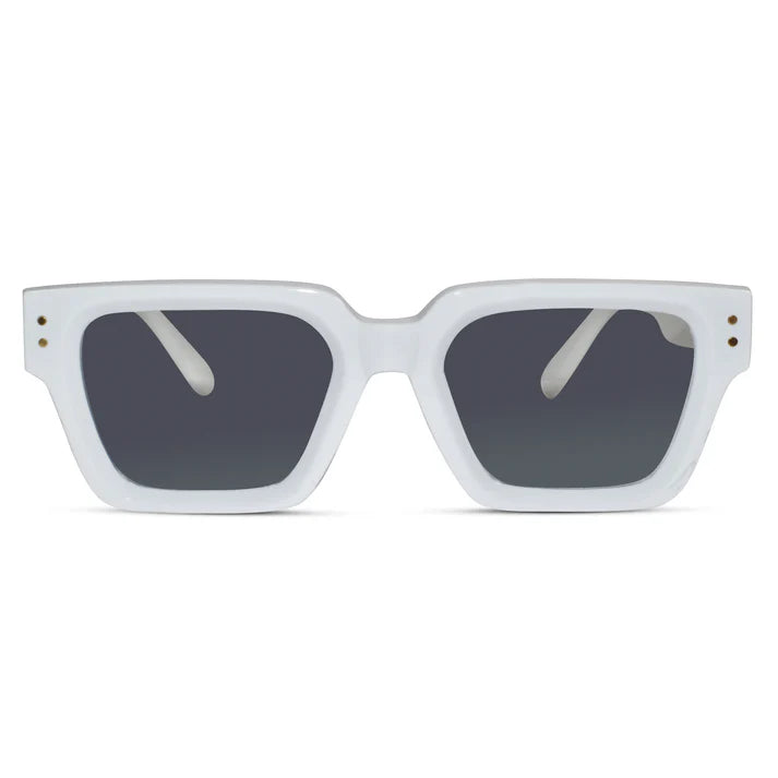 Designer Bold White Wayfarer Sunglasses