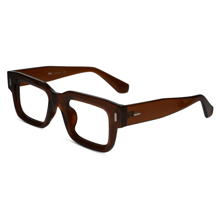 Bold Grey Wayfarer Eyeglasses For Men & Women
