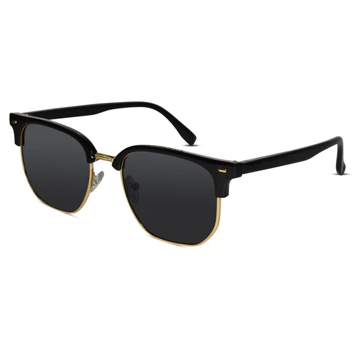 Black Golden Clubmaster Sunglasses For Women & Men