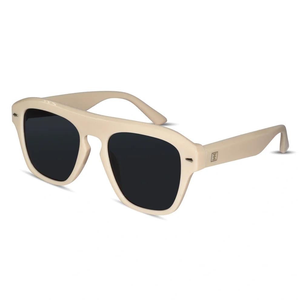 White Bold Wayfarer Sunglasses Men & Women