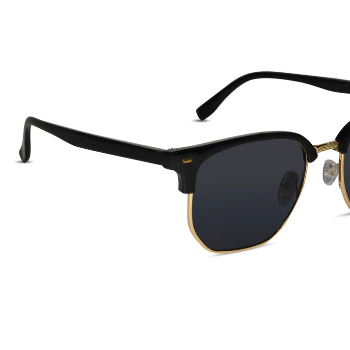 Black Golden Clubmaster Sunglasses For Women & Men