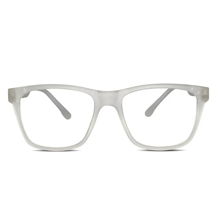 Matt Transparent  Power Eyeglasses & Computer Glasses For Men & Women
